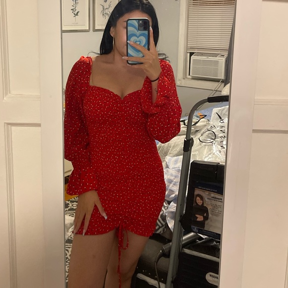 Windsor Red Bodycon Dress - Picture 2 of 2